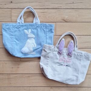 Easter Basket Bags Nwot Canvas Totes